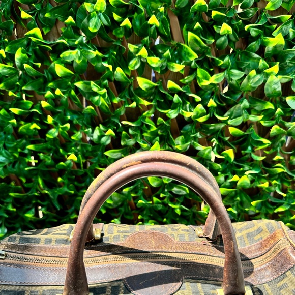 Fendi Zucca Canvas Boston Handbag - Picture 10 of 12